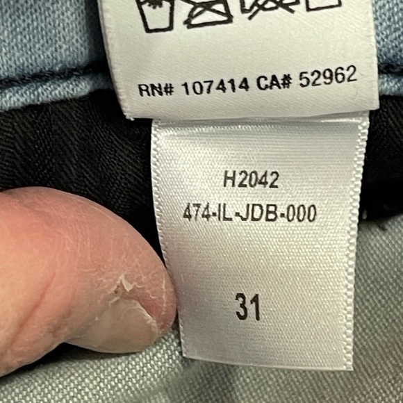 Habitual Coated Denim size 31 New Amalia Hi Rise Zippered skinny jeans concert - Picture 15 of 15